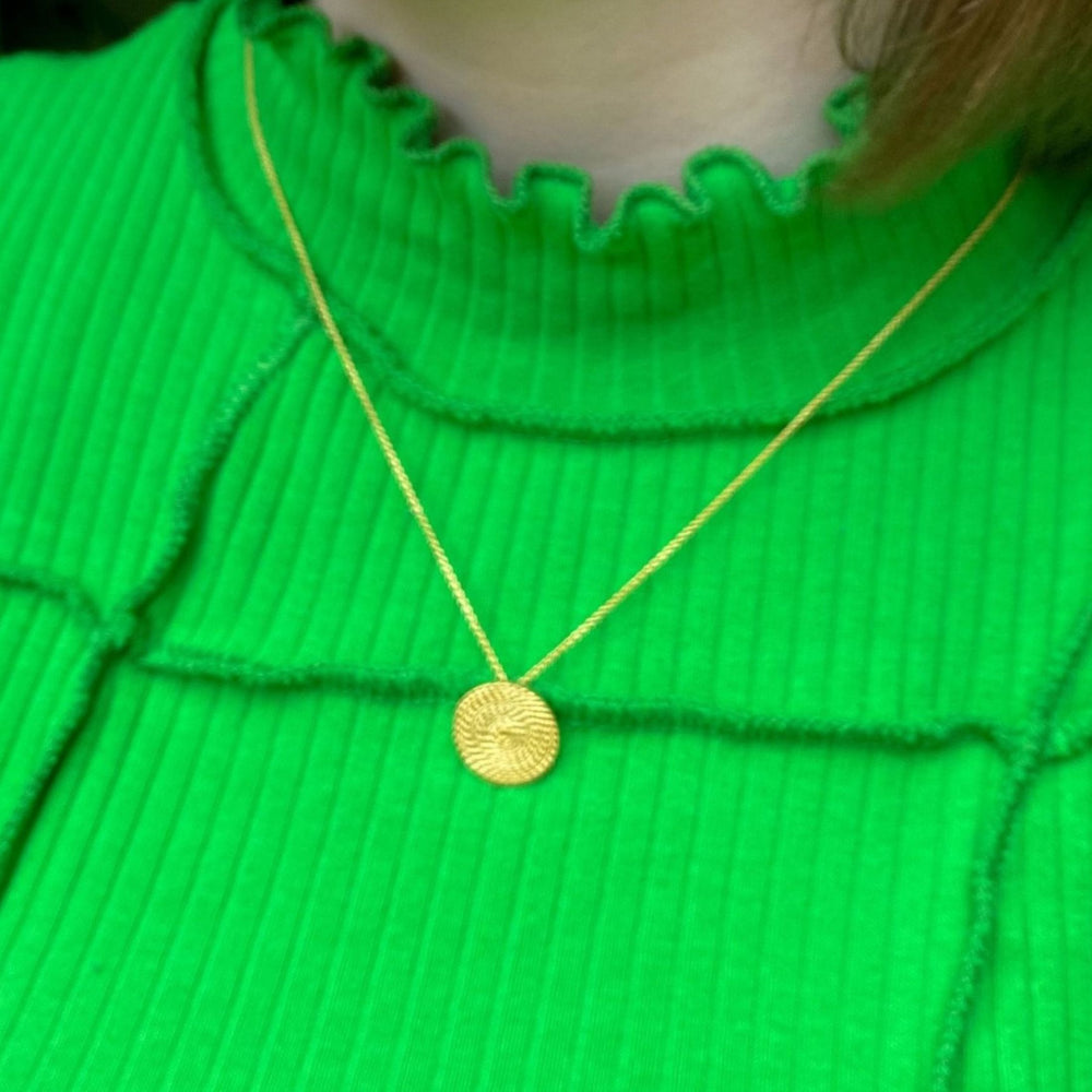 
                
                    Load image into Gallery viewer, Coil Disc Necklace
                
            