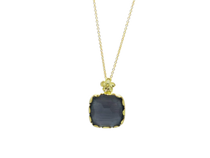 
                
                    Load image into Gallery viewer, Smokey Square Necklace
                
            